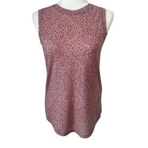 Athleta Breezy Tank in Micro Cheetah Print